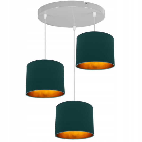 LOFTSLAMPE MED GYLDET LED-SKÆRM