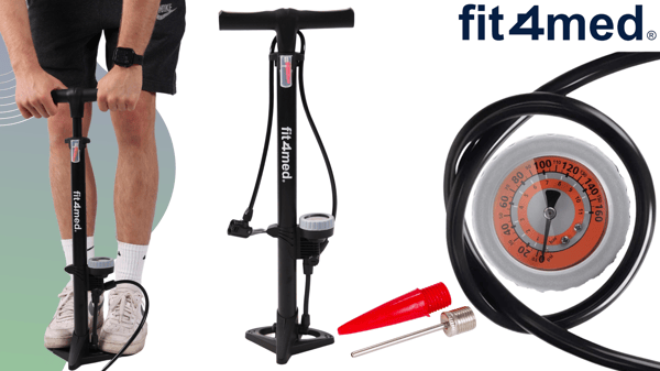 Dunlop cykelpump för Presta och Schrader ventiler