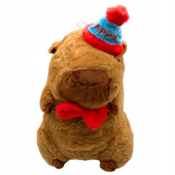 Kapybara-pehmolelu, juhlahattu-lelu 25 cm