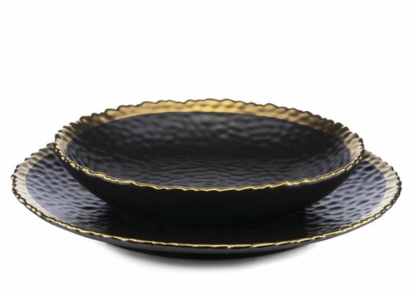 2 Kati Black Gold -lautasen setti