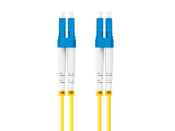 Lanberg SM LC/UPC-LC/UPC duplex fiberoptisk patchledning 3,0 mm lszh G657A1 3m gul