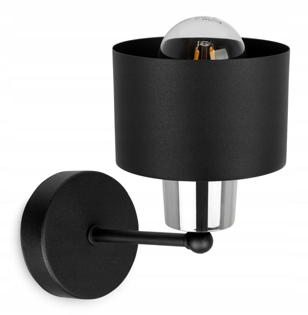 VÆGLAMPE, FIRKANTET LAMPE, LOFTSLAMPE, SORT LED-LAMPE