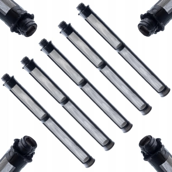 5x 60mesh sorte fingerfiltre til Graco FTX XTR sprøjtepistol