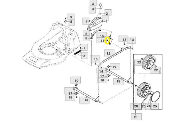 Hammastettu jarrulevy M8 John Deere SA34282