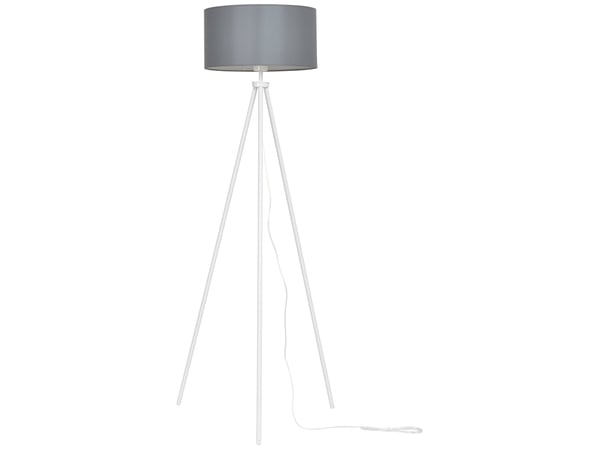 Gulvlampe med stativskærm