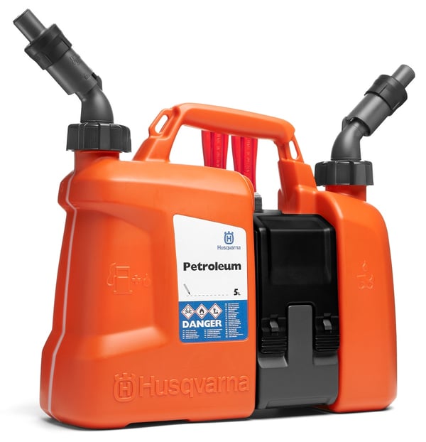 Brændstofkanister med to kammer HUSQVARNA Combi 5L +2,5L med tætsluttende prop