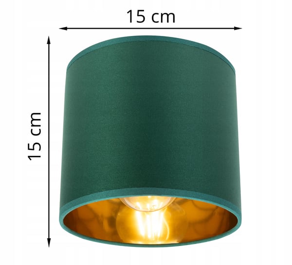 Lofthængende lampe med gylden LED-loftlampe