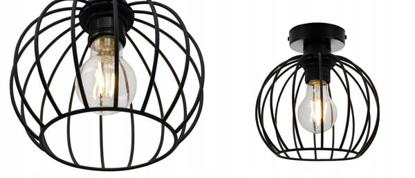 LOFT TAKSLAMPA WIRAK EDISON RETRO LED