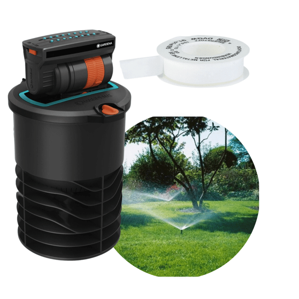 Gardena OS 140/8220 dykningsspreder og PTFE tætningsbånd