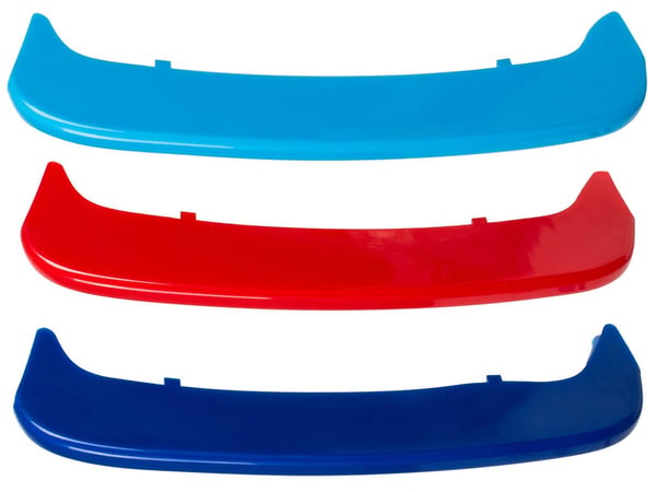 BMW 3 E46 COUPÉ / CABRIO 97-01 grill (njure) lister M-PAKET 3-DELS SET