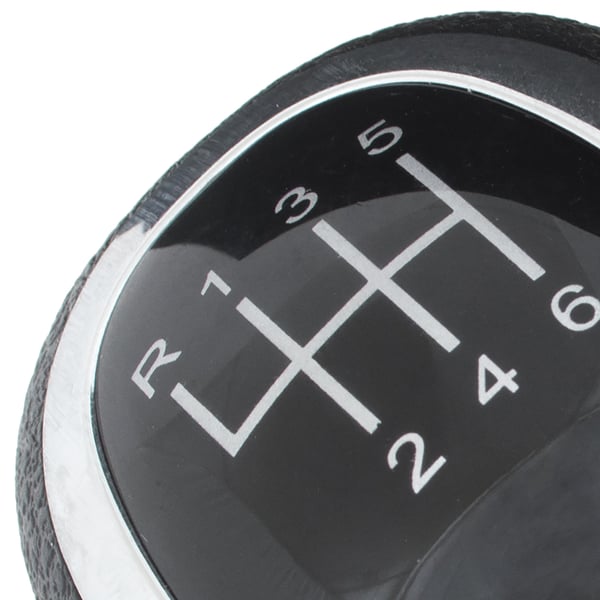 Nissan Qashqai II 13-20 gearknappe sort og krom 6 gear