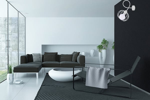 Metallvägglampa Loft Edison E27