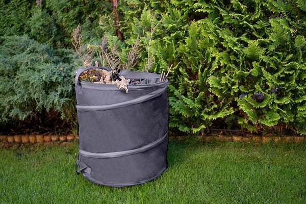Havepose 170 liter, lange håndtag, sammenklappelig, 180 g/m2 - T N15-962