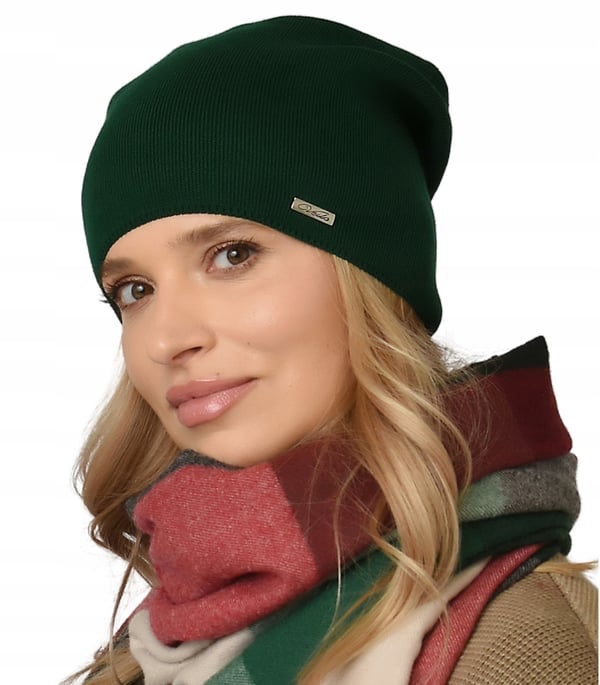 Dame efterårshue, moderne stil, fastgjort, polsk producent, vinter UNI V3