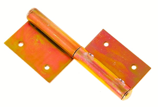 GALVANISERAT DÖRRGÅNGJÄRN 140MM HÖGER - ZAW D140 ZN