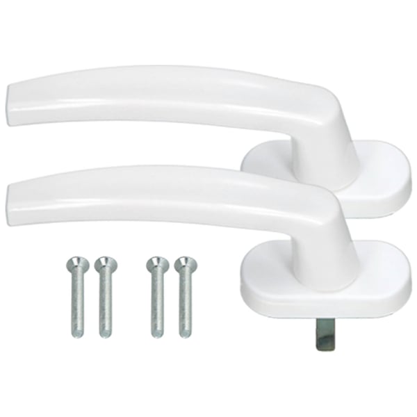 KOTARBAU® Fönsterhandtag för balkongdörrar och fönster vit spindel 35 mm 2-pack KOTARBAU® Fönsterhandtag för balkongdörrar och fönster vit spindel 35 mm 2-pack