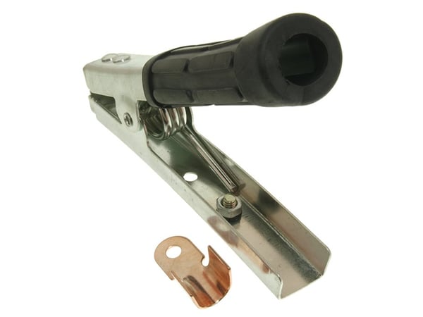 Krokodillestik 600A Sort Længde 165mm - SS 0162 CZA