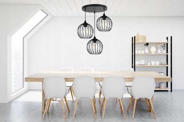 RIIPPUVAN LANKAVALAISIMEN MUSTA LOFT-LED-KATTURI