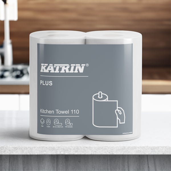 KATRIN keittiöpyyhe, 2w selluloosa, 24 m a'18
