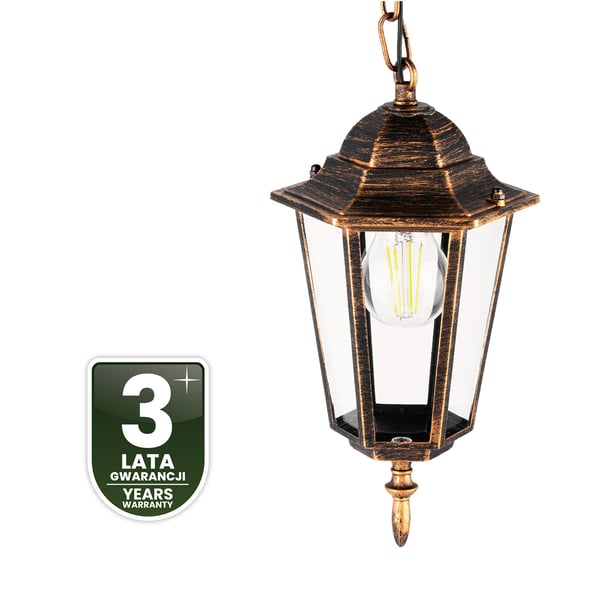 Riippuva ulkovalaistus E27 LYHTY Patina BELLIS LUMILED