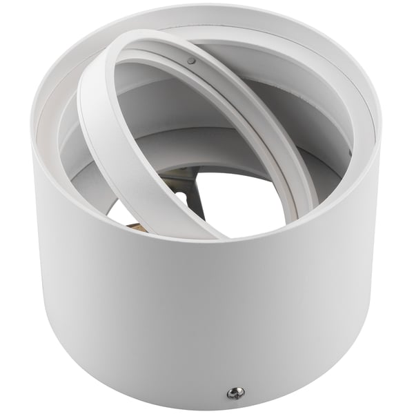 Monteringsram halogenspot rörlig GU10 AR111 rund vit 100mm TELES LUMILED