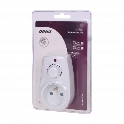 DIMMER MED 2P+Z STIKKONTAKT MAX 280W - ON-AE-13114