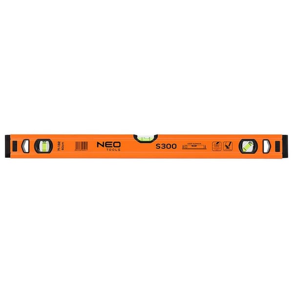 ALUMINIUM VATTENVAS S300 3 NIVEAUER 60 CM - T N71-132