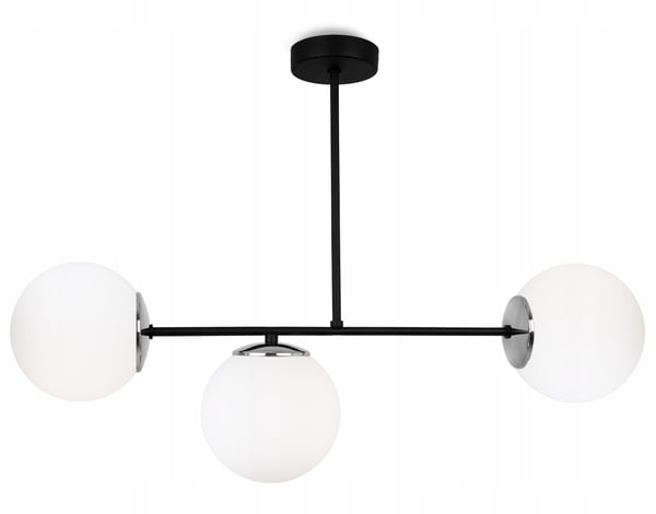 MODERNE HÆNGELAMPE MED GLASKUGLER LED-LYKRONE