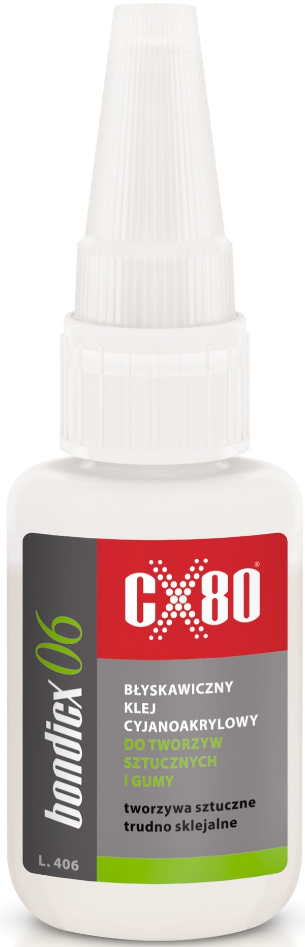 Cyanoacrylatlim til plast og gummi 20 g - CX-085