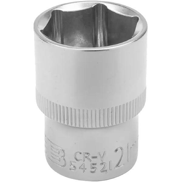 JCB Topnøgle 1/2" 21 mm 6-punkts Cr-V topnøgle
