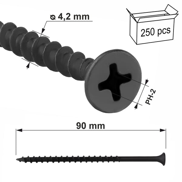 Gipsskruer til træ ksgd-42090