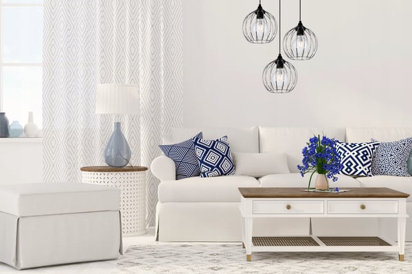 TAKLAMPA, KROM LED