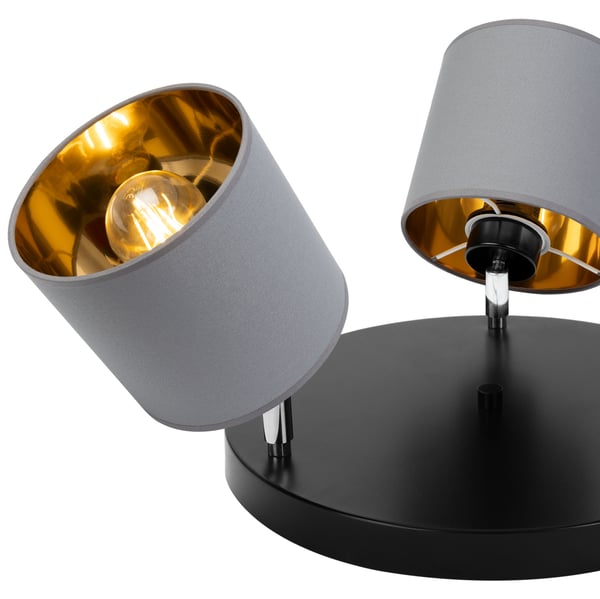 Lofthængende lampe med gylden LED-loftlampe