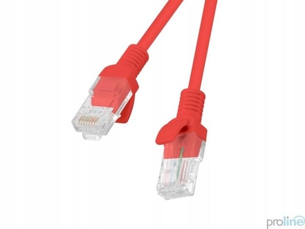 Lanberg UTP cat.6 patchkabel 0,25 m rød