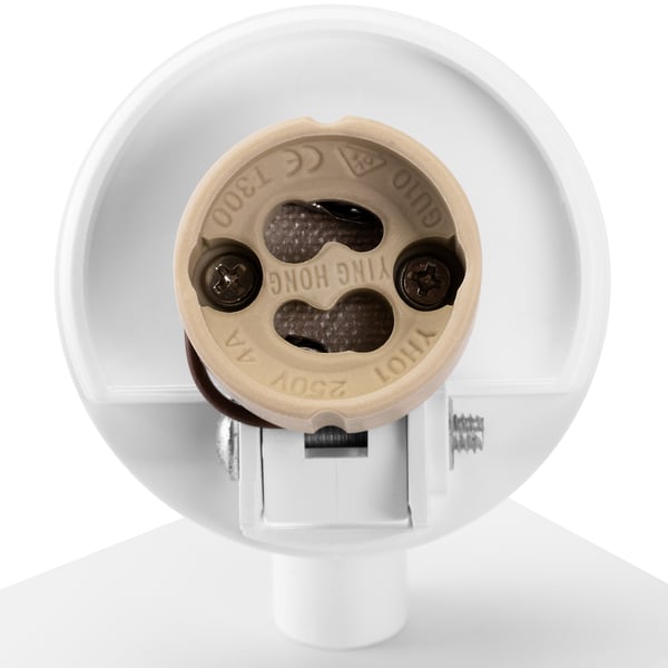 Taklampa spotreflektor TUBA halogenarmatur 2x GU10 TABULA LUMILED