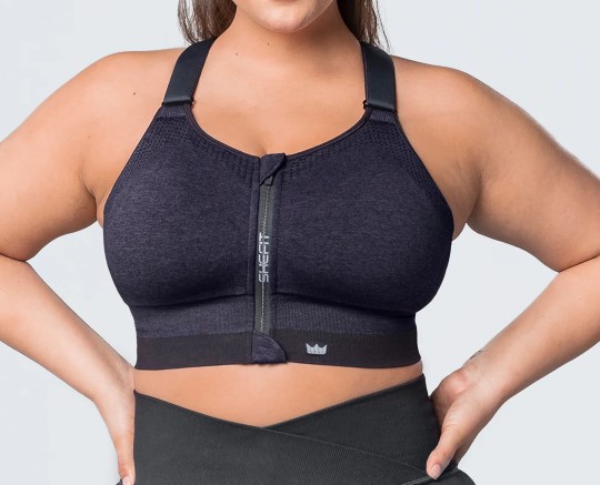 Shefit Navy matalatukinen urheilurintaliivi 6XL