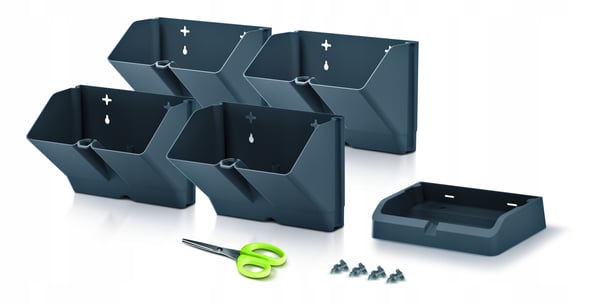 MINI CASCADE IO1W200 hængende vertikal have | Antracit