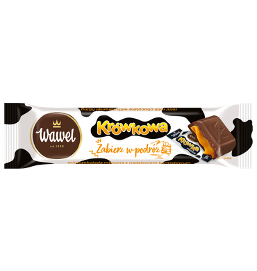 Wawel Mini maitosuklaata karamellitäytteellä, fudgemainen, 39 g