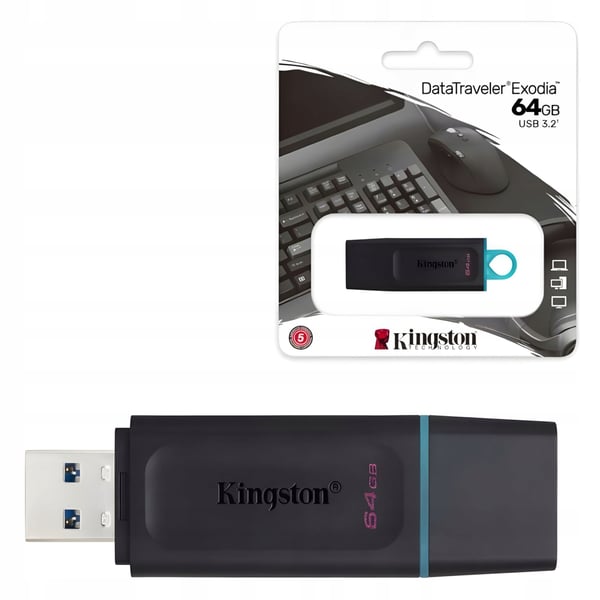 Kingston Traveler Exodia 64GB USB 3.2 muistitikku