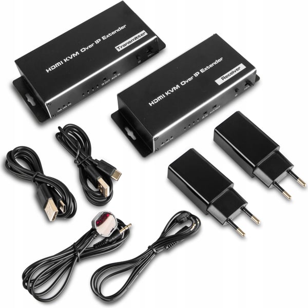 HDMI 2.0 LAN KVM-forlænger 2xUSB RJ45 180M ETHERNET HDMI 2.0 LAN KVM-forlænger 2xUSB RJ45 180M ETHERNET