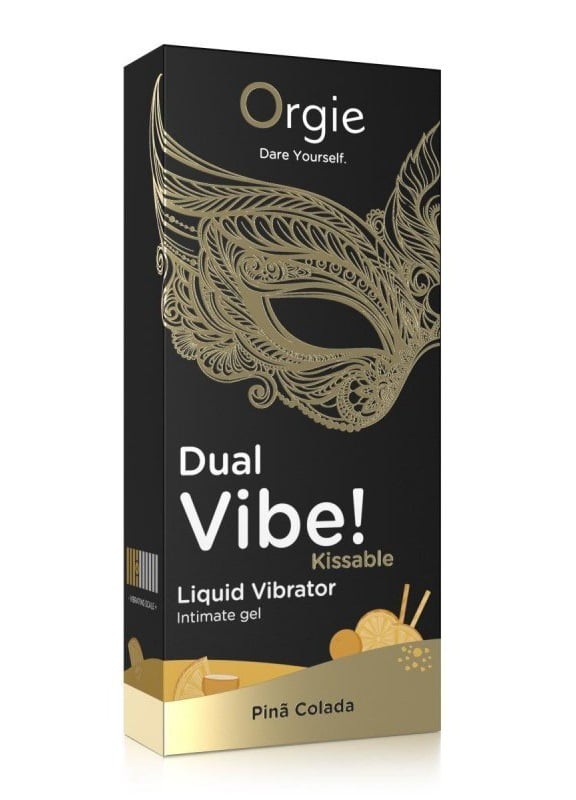 Orgier - Dual Vibe! Flydende Vibrator 15ml - Pina Colada