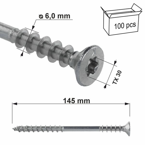 Afstandsskruer wkss-60145-B