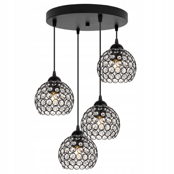 UNIK HÆNGELAMPE, LYKRONE, LOFTSLAMPE, KRYSTAL