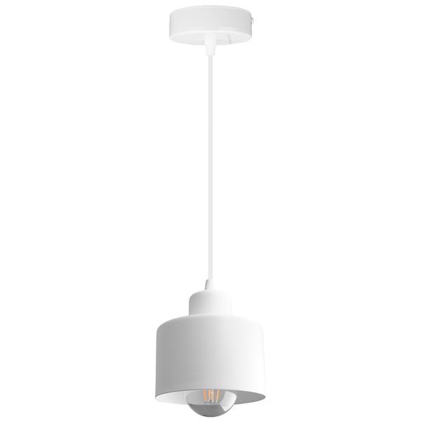LED-lofthængende lampe i metal med lysekrone