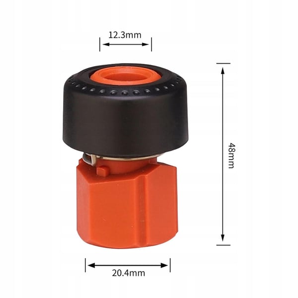 ClickFit Nilfisk M22 - Letkuadapteri | Napsauta → M22 | Nilfisk 4 Series | Bosch, Stihl, Gerni | 12 mm / 20,4 mm / 48 mm