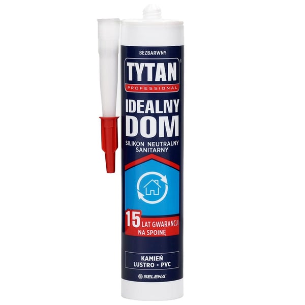 SILIKONE TITAN SANITÆR IDEAL HOME 280ML FARVELØS - SIL NS IL BE
