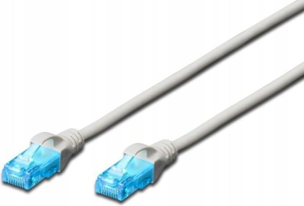 Patchkabel digitus UTP kat. 5e 1m PVC hvid