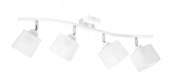 Loftlampe 4x60W LED justerbare skærme