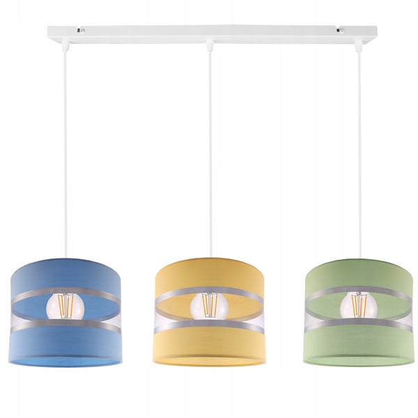 BØRNES LOFTSLAMPE MED LYKRONESKÆRM