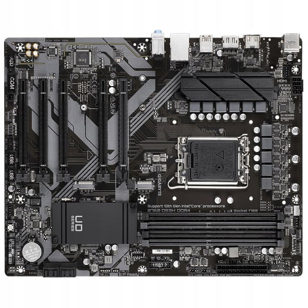 Gigabyte B760 DS3H DDR4-emolevy /B760/DDR4/SATA3/M.2/USB3.2/PCIe4.0/s.1700/ATX